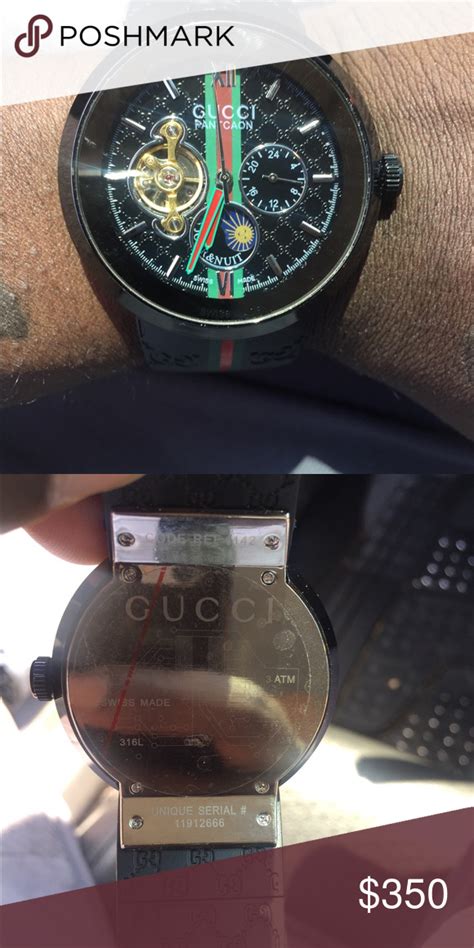 gucci watch roman numerals|real gucci watch serial number.